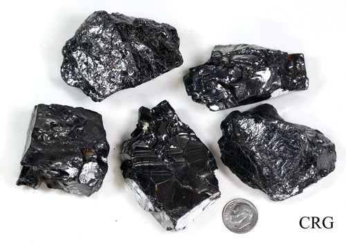 300 GRAM LOT - Elite Rough Shungite from Russia / 51-60g Avg | Shungite | Wiccan Center
