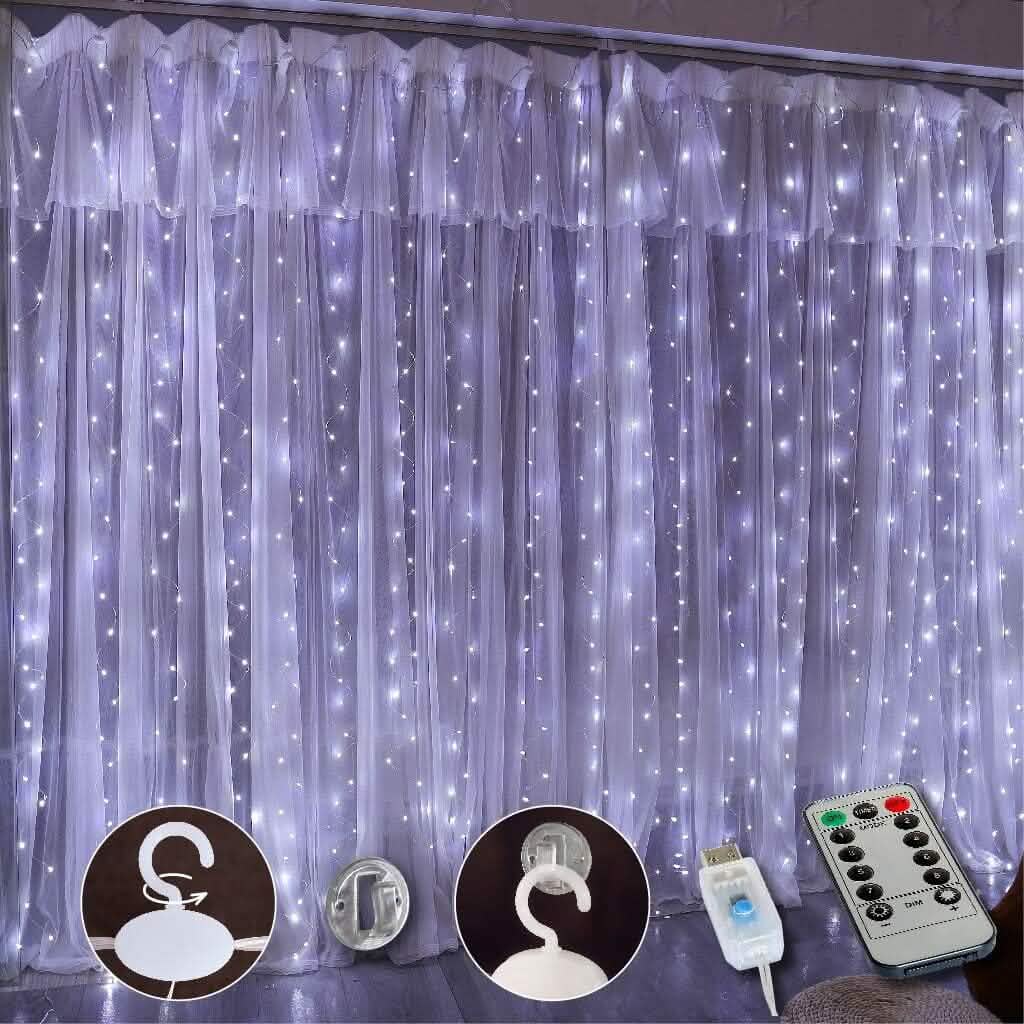 300 LED Curtain Fairy Lights | String & Fairy Lights | Wiccan Center