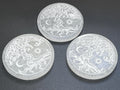 Selenite Crystal Tree Of Life Round Circle Plate (4 Inch) Gemstone Decor Supply | Home & Living > Home Decor > Home Accents > Rocks & Geodes | Wiccan Center