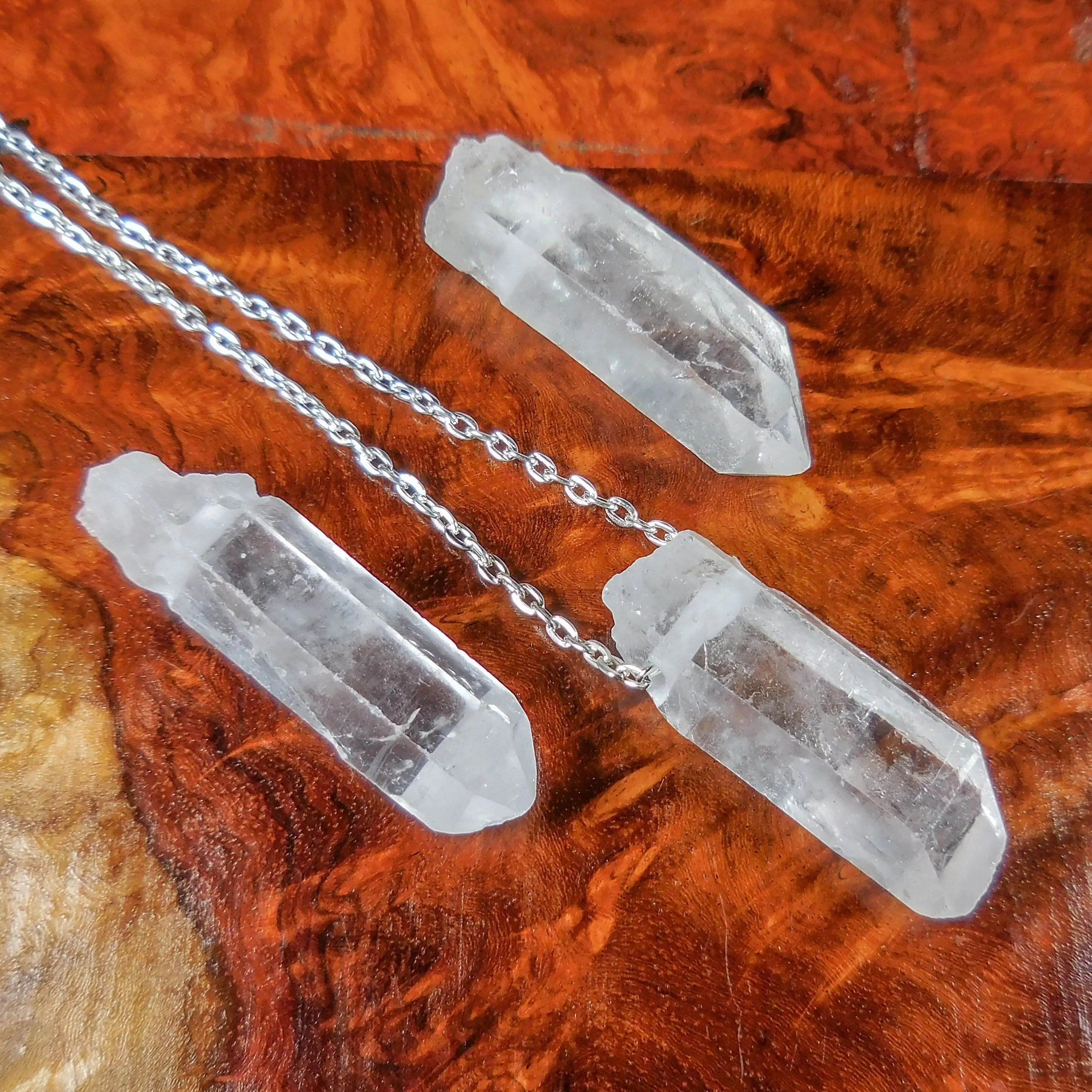 Drilled Clear Quartz Crystal Points (2mm Hole) Wholesale Pendant Beads | Craft Supplies & Tools > Beads, Gems & Cabochons > Charms & Pendants > Charms | Wiccan Center