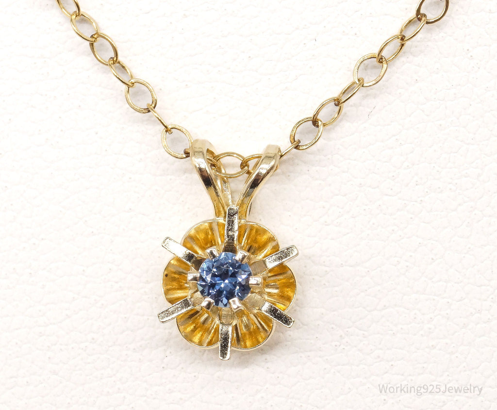 Vintage Topaz 14K Gold Filled Chain Link Necklace | Jewelry > Necklaces | Wiccan Center