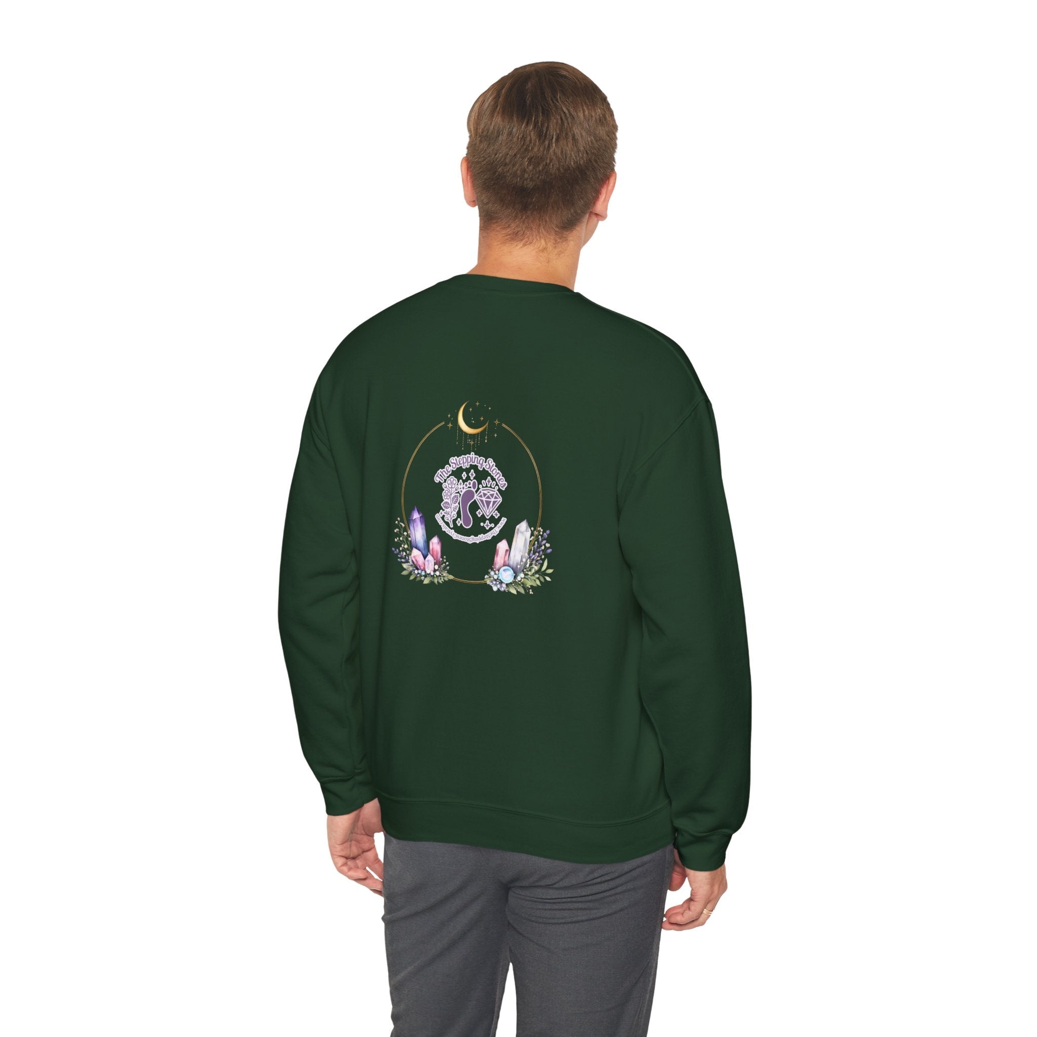 LOVE Crystal Letter Design | Sweatshirt | Wiccan Center