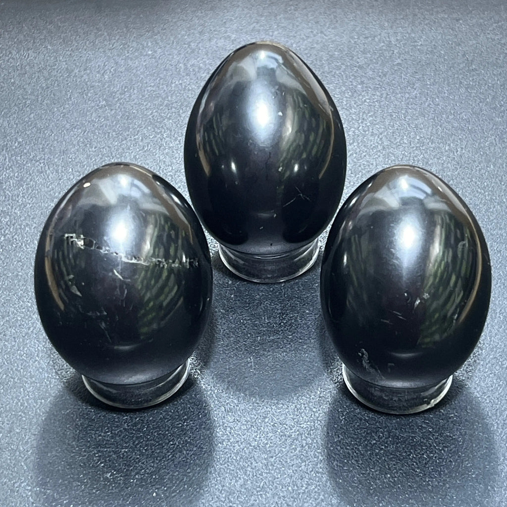 Black Shungite Polished Egg Carving Wholesale | Home & Living > Home Decor > Home Accents > Rocks & Geodes | Wiccan Center