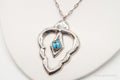 Vintage Native American Blue Turquoise Sterling Silver Necklace | Jewelry > Necklaces | Wiccan Center