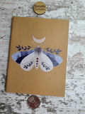 Watercolor Moon Moth Journal | | Wiccan Center