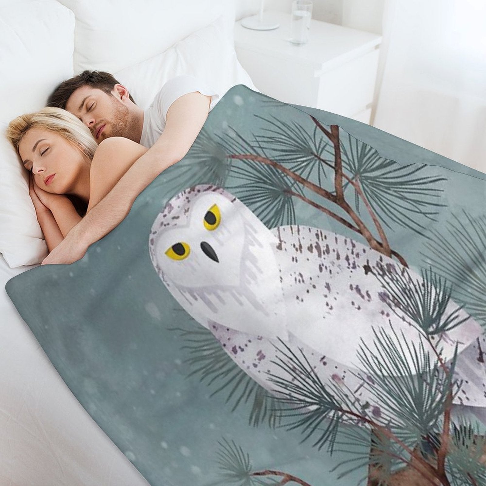 Snowy Throw Blanket | Blankets | Wiccan Center