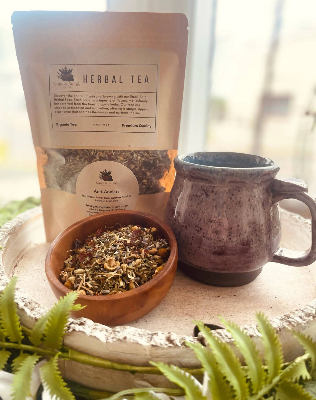 Anti-Anxiety Herbal Tea | Apothecary Herbs | Wiccan Center