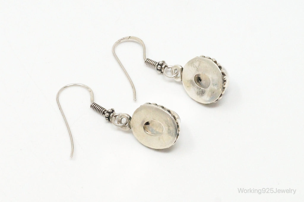 Vintage Moonstone Bali Style Sterling Silver Earrings | Jewelry > Earrings | Wiccan Center