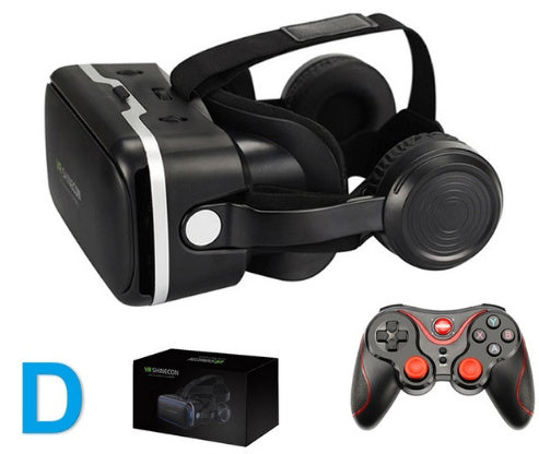 Original VR Shinecon Gafas De Realidad Virtual 120 Fov 3D Gafas Google Carton Con Auriculares Estereo Caja Para Smartphone | 0 | Wiccan Center
