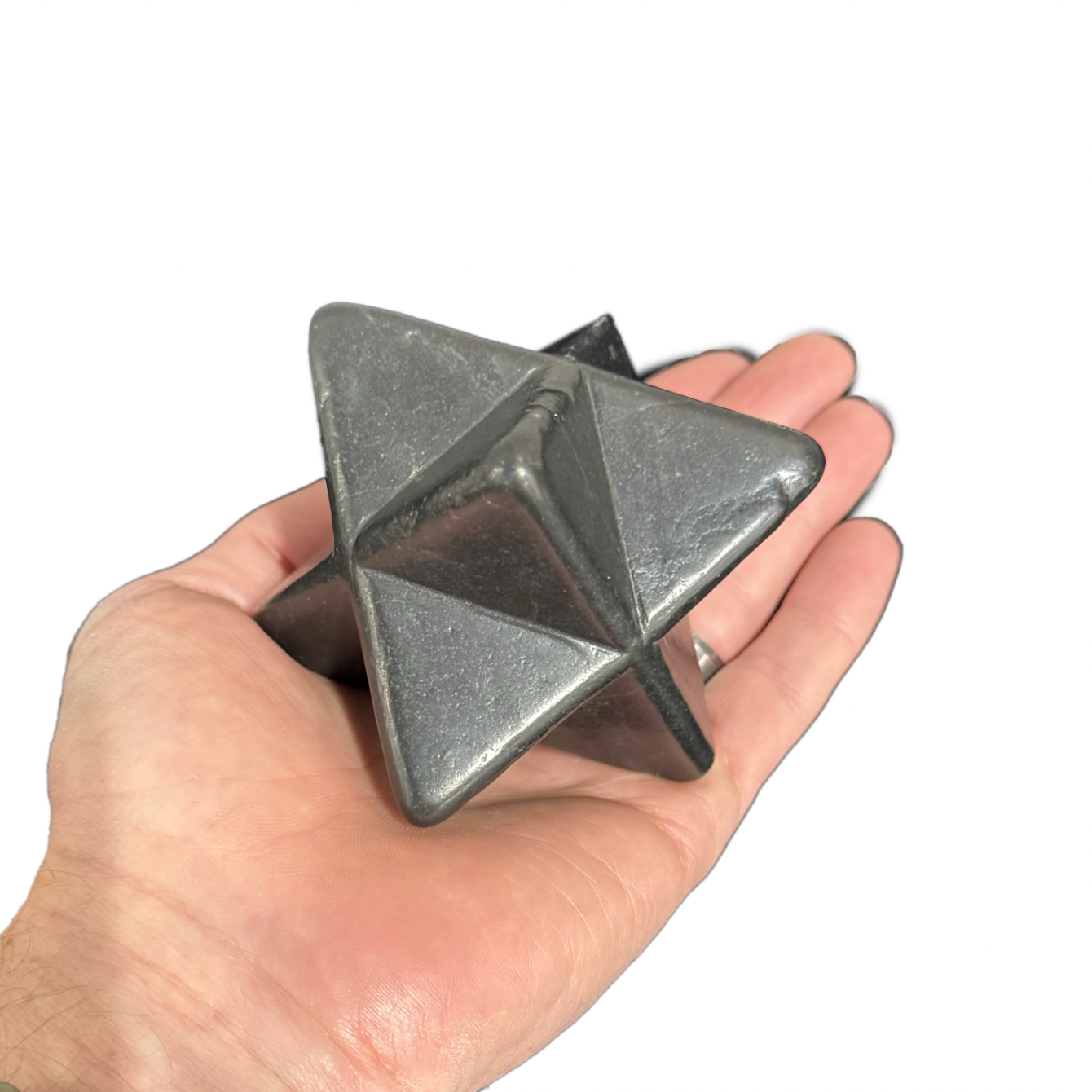Shungite Merkaba Star -Sacred Geometry | Crystals & Minerals > Figurines | Wiccan Center