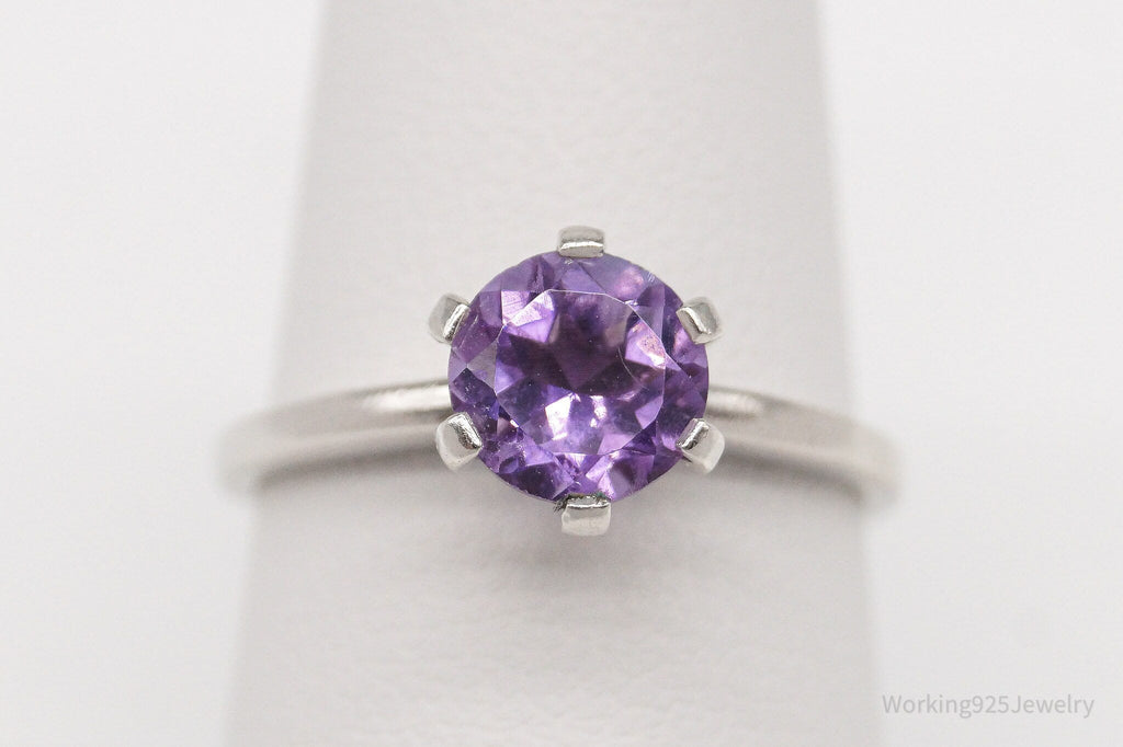 Vintage Amethyst Sterling Silver Ring - Size 8 | Jewelry > Rings | Wiccan Center