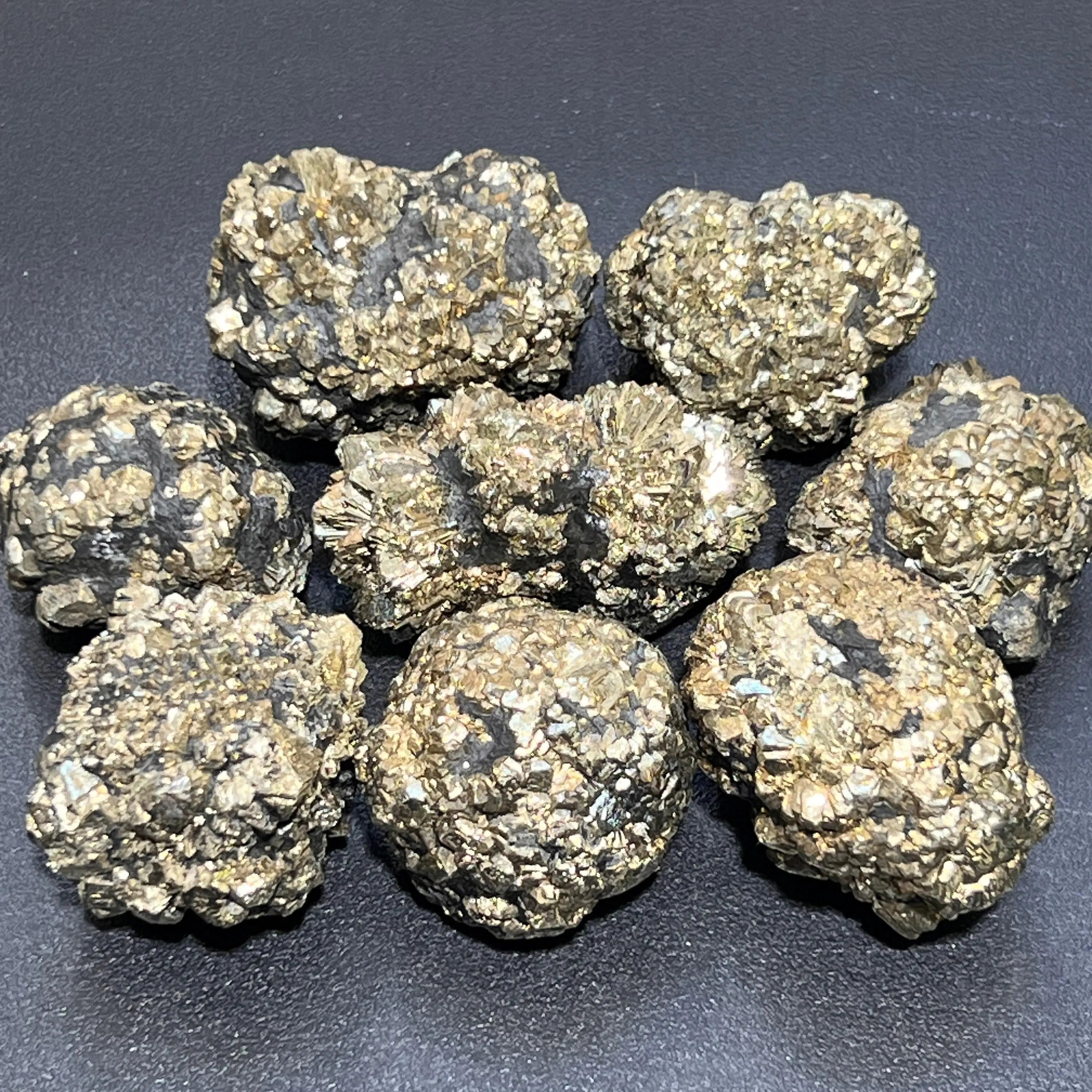 Marcasite Crystal Nodules Iron Pyrite Large Gold Nugget Rough Wholesale | Home & Living > Home Decor > Home Accents > Rocks & Geodes | Wiccan Center