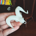 Big horn sheep skull replica (Field Bones #82: North America) 1:12 scale miniature cranium with horns for use with dioramas, action figures, dollhouses, horror. (1 skull) | Skull | Wiccan Center