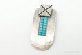 Vintage Native American Unsigned Turquoise Sterling Silver Necklace Pendant | Jewelry > Necklaces > Pendants | Wiccan Center