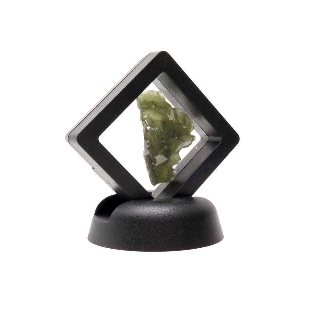 Moldavite Tektite Raw Nugget -in Gel Case | Crystals & Minerals > Specimens | Wiccan Center