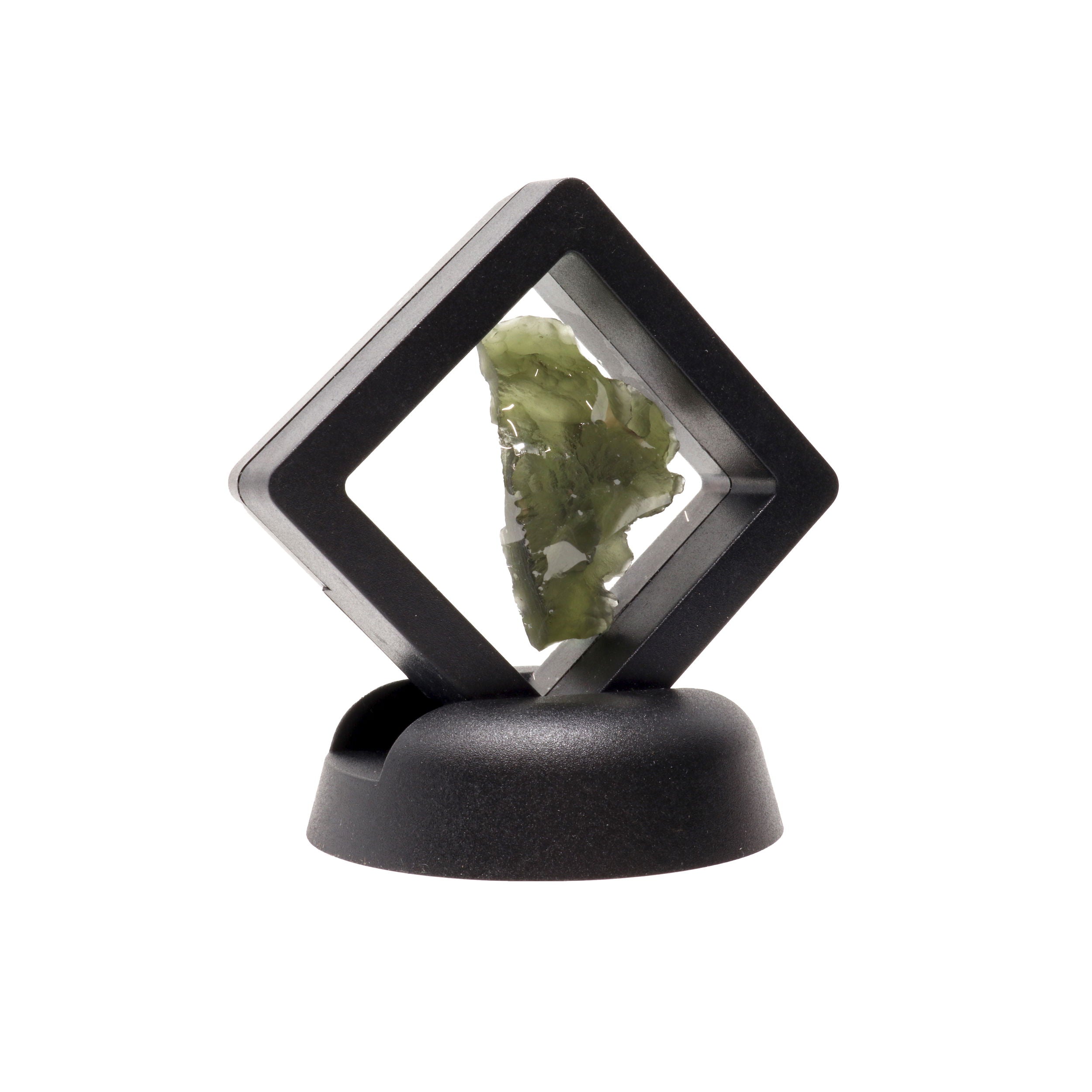 Moldavite Tektite Raw Nugget -in Gel Case | Crystals & Minerals > Specimens | Wiccan Center