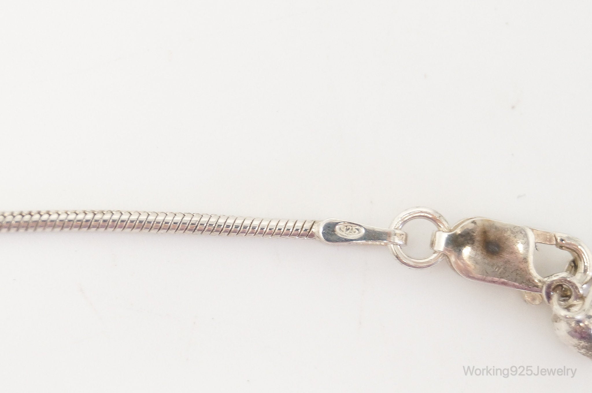Serotonin Molecule Sterling Silver Necklace | Jewelry > Necklaces > Pendants | Wiccan Center