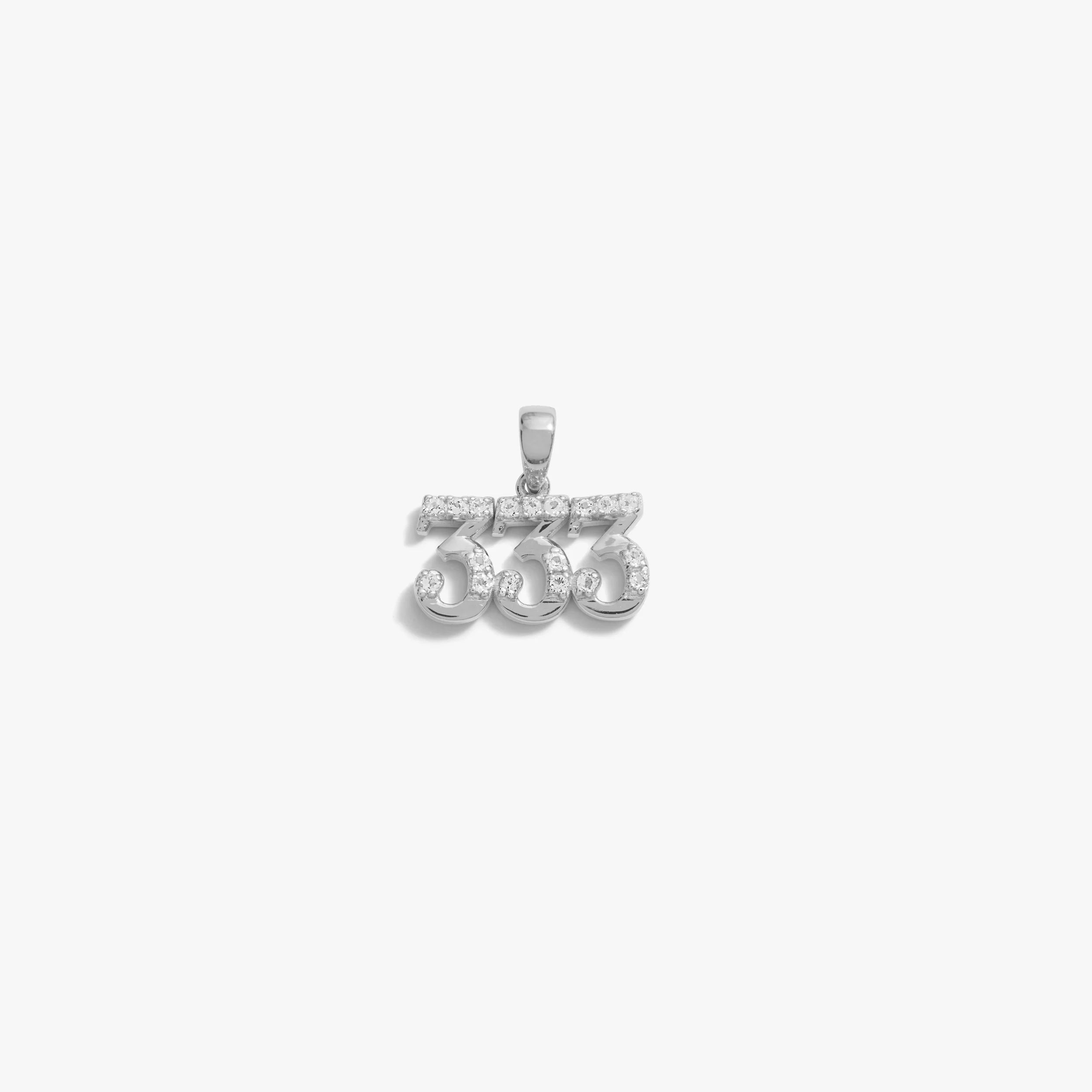 333 Sapphire Angel Number Amulet
