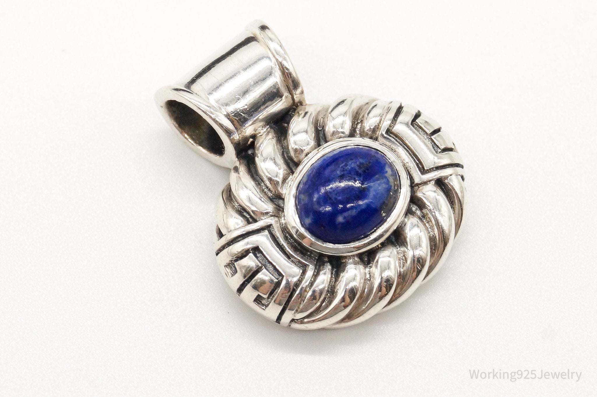 Designer CNA Blue Lapis Lazuli Sterling Silver Pendant | Jewelry > Necklaces > Pendants | Wiccan Center