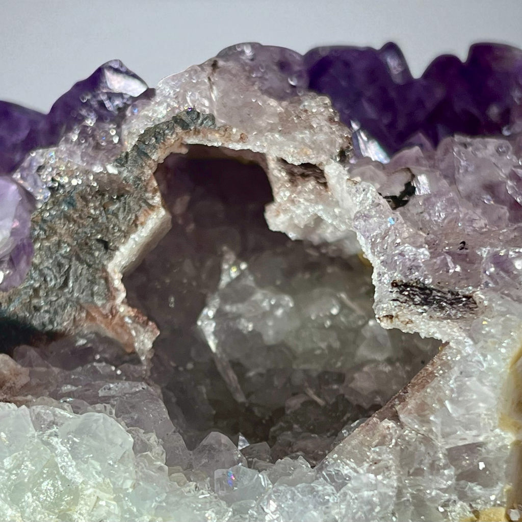Amethyst with Calcite Cast (Dogtooth Epimorph) – Uruguay