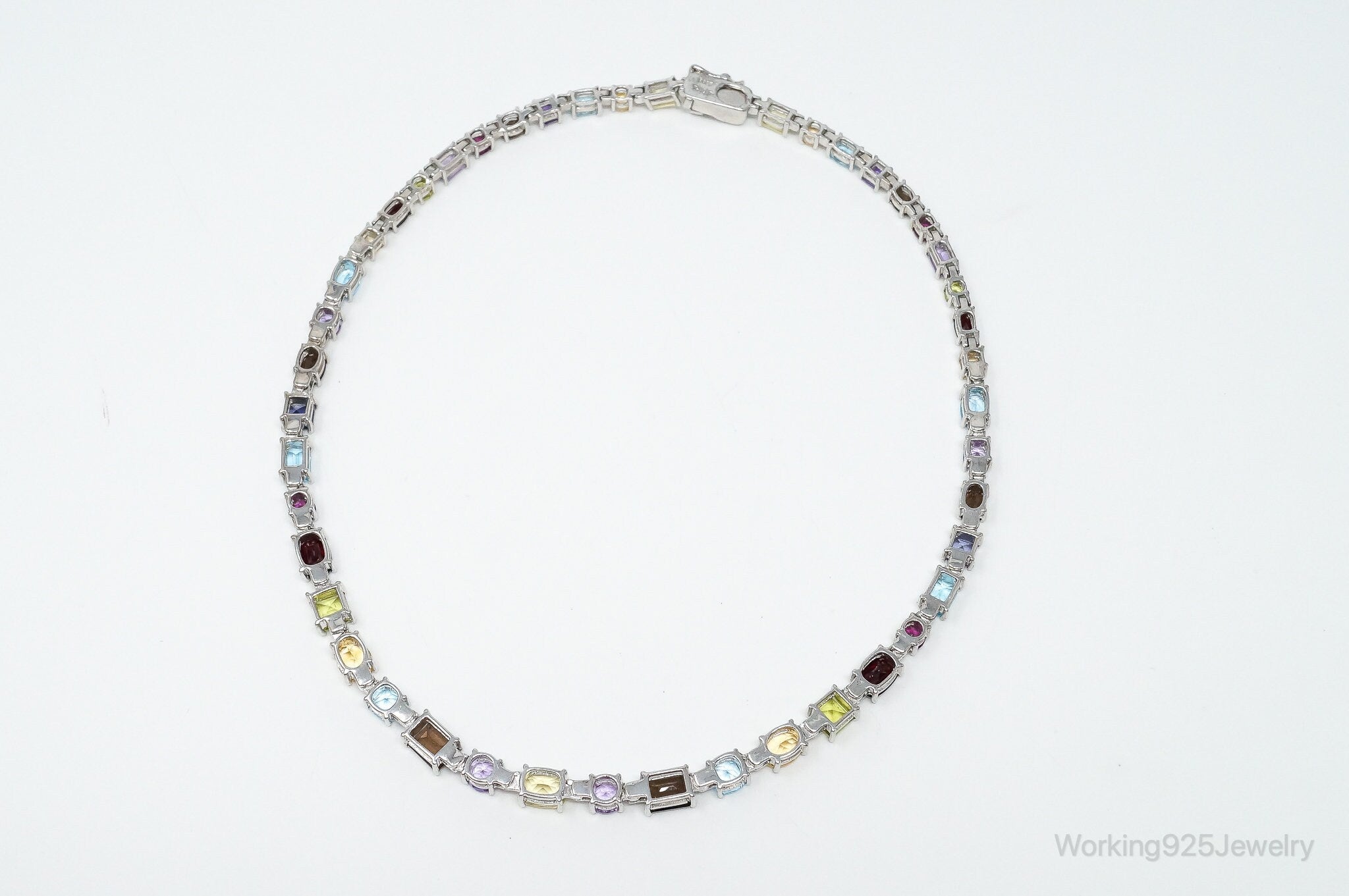 Vintage Multi Stone Sterling Silver Necklace | Jewelry > Necklaces > Pendants | Wiccan Center