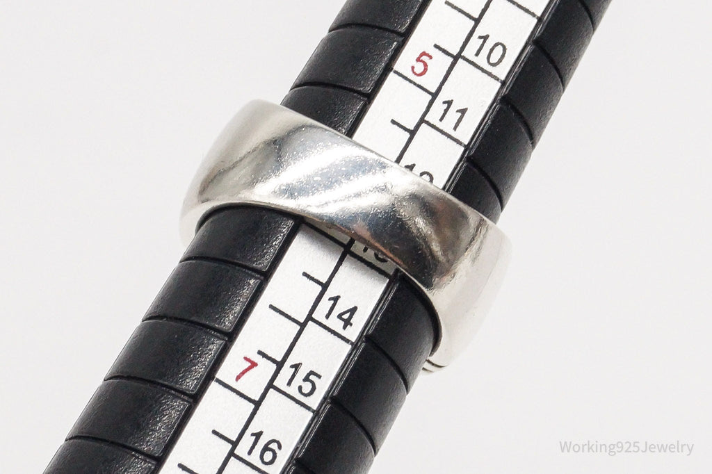 Vintage Sterling Silver Band Ring - Size 5.75 | Jewelry > Rings | Wiccan Center