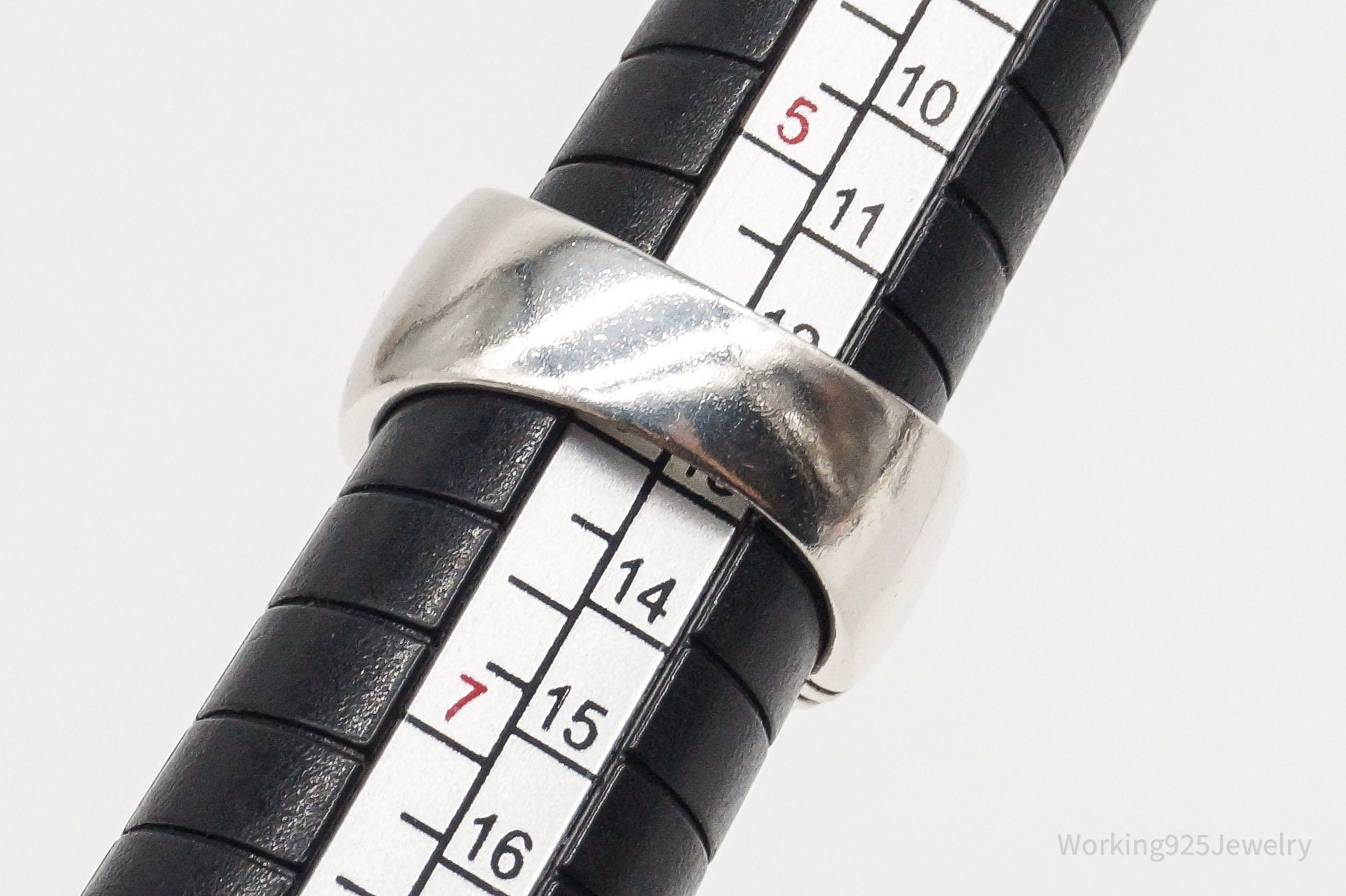 Vintage Sterling Silver Band Ring - Size 5.75 | Jewelry > Rings | Wiccan Center