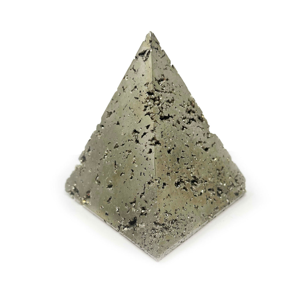 Peruvian Pyrite Pyramid | Crystals & Minerals > Figurines | Wiccan Center