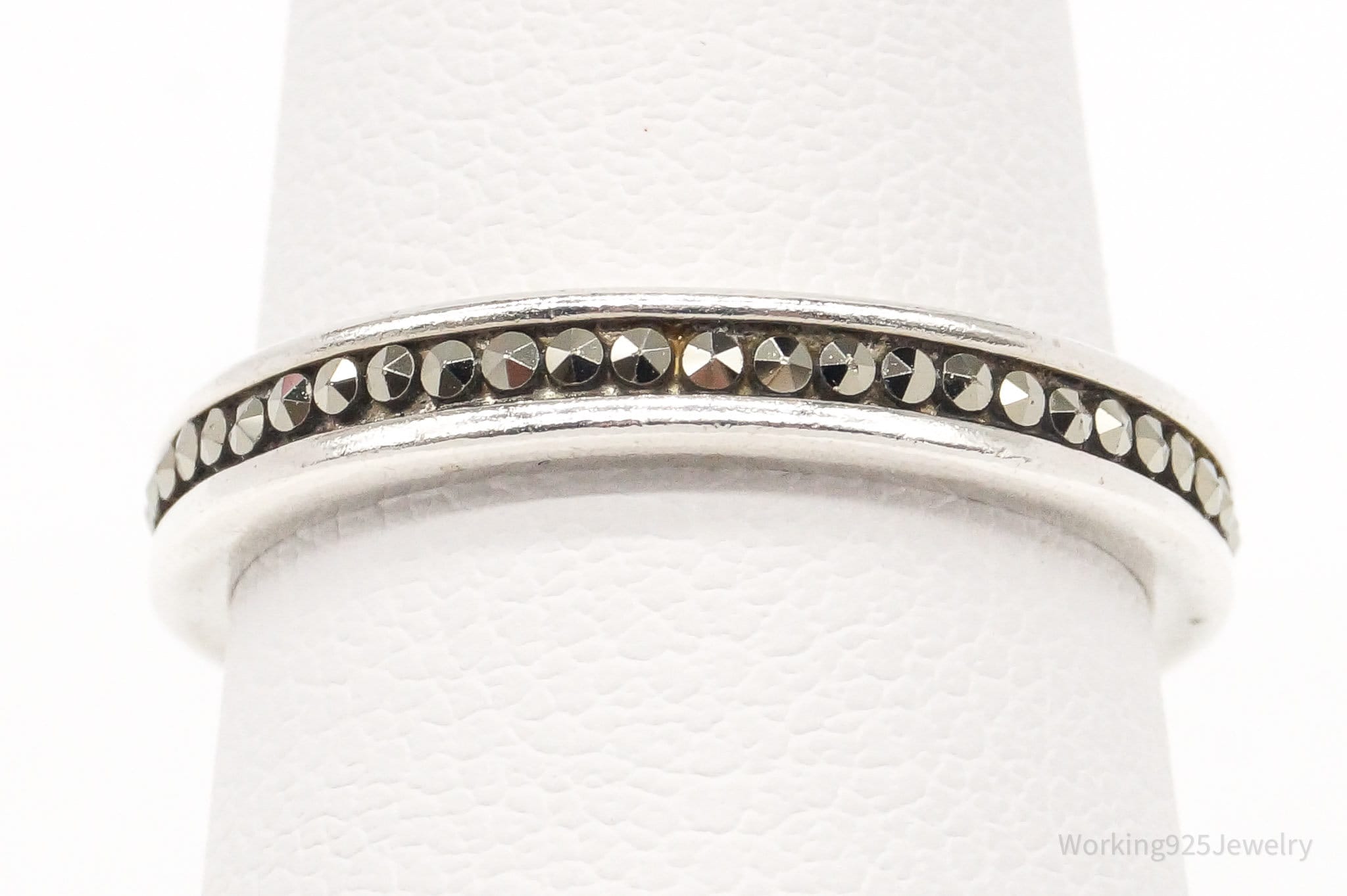 Vintage Designer Boma Marcasite Sterling Silver Ring - Size 6 | Jewelry > Rings | Wiccan Center