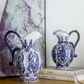 Exquisite Blue-and-White Porcelain Vase – Antique-Style Flower Container
