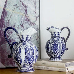 Exquisite Blue-and-White Porcelain Vase – Antique-Style Flower Container | Vases | Wiccan Center