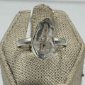 Sterling Silver Herkimer Diamond Ring - Size 10 - Clarity, Intuition & Alignment | Rings | Wiccan Center
