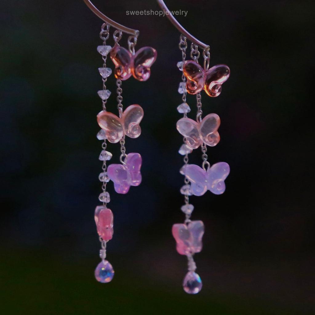 No Piercing Butterfly Ear Earrings