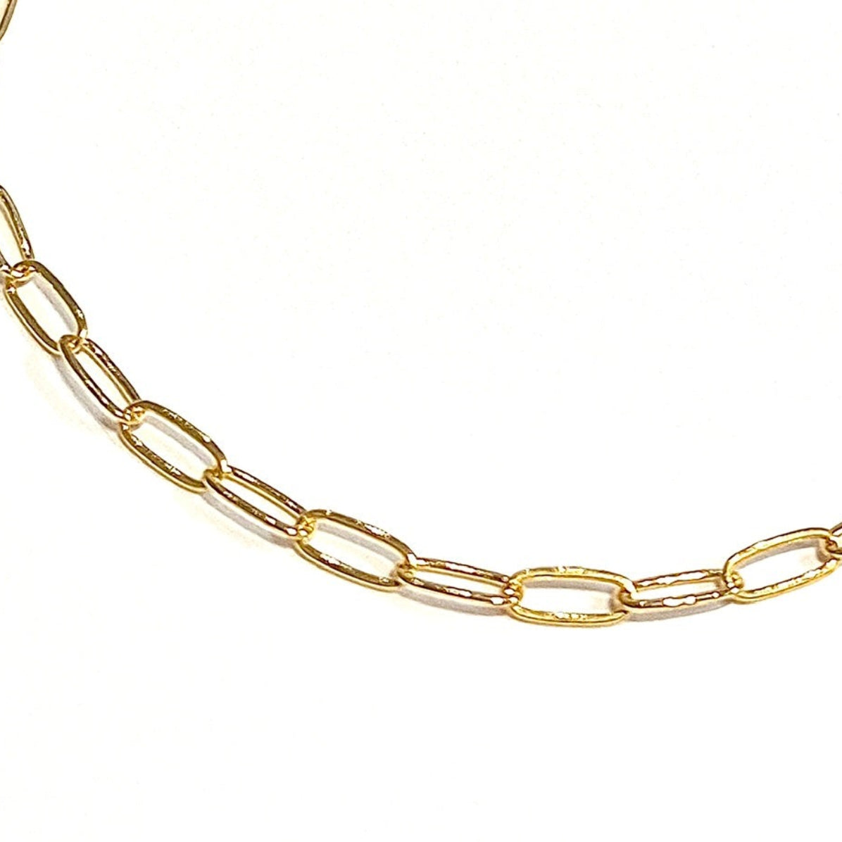 Paperclip Chain Necklace and Bracelet