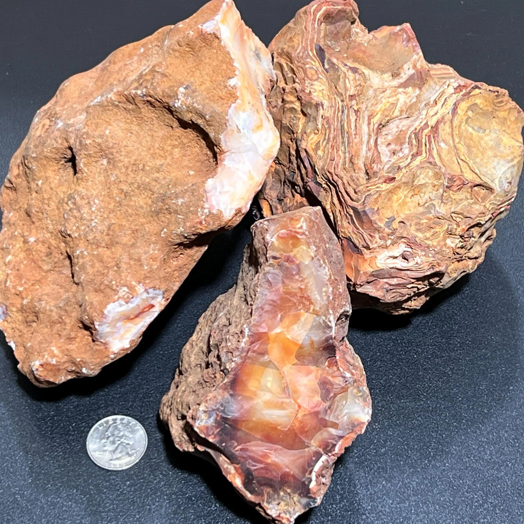 Large Extra Quality Red Carnelian Agate Crystal Boulders (4-8 Inches) Rough Raw Stones | Home & Living > Home Decor > Home Accents > Rocks & Geodes | Wiccan Center