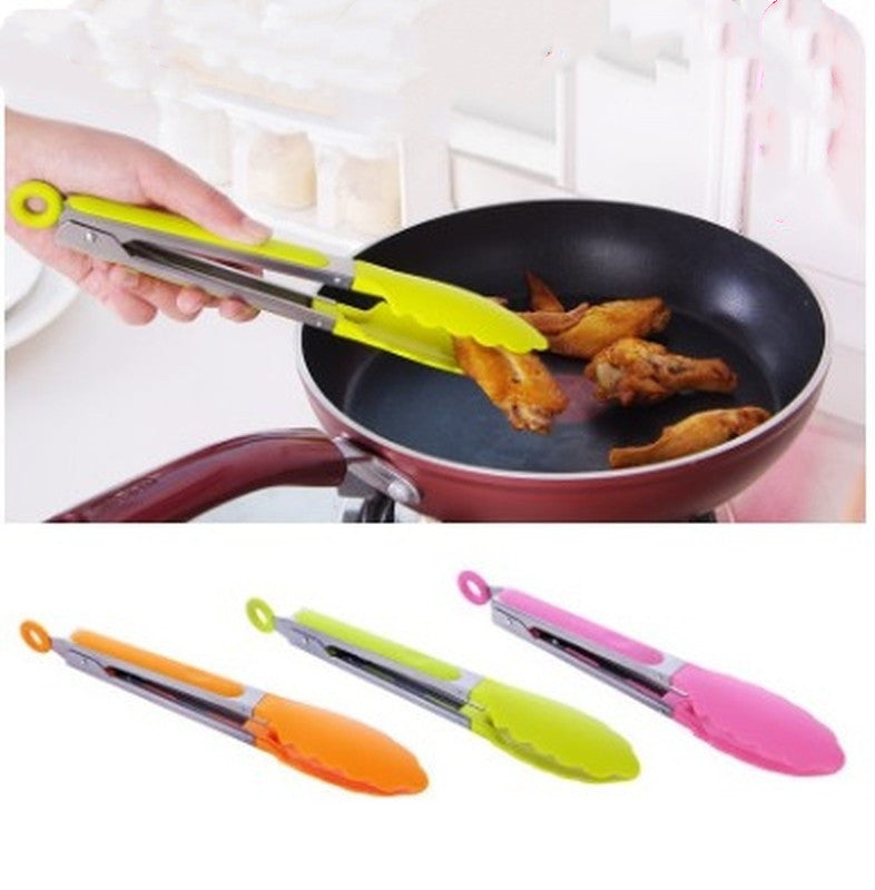 Silicone Kitchen Cooking Salad Utensils BBQ Clip Stainless | 0 | Wiccan Center
