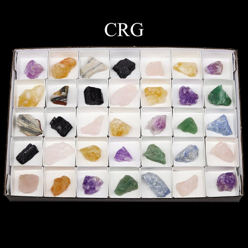 35 Piece Flat - Rough Stones from Brazil - SALE | | Wiccan Center