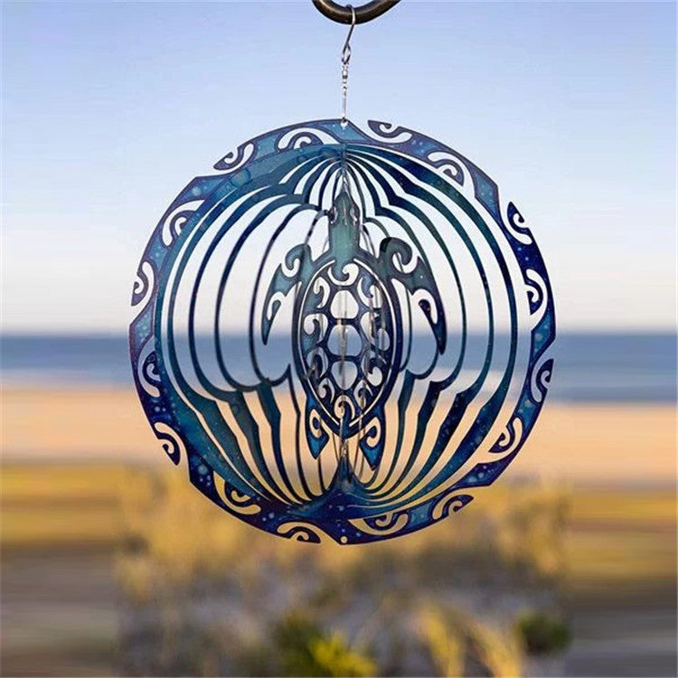 Zen 3D Ocean Blue Wind Chimes