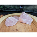 1 Pair Rose Wuartz Raw Chunk 1lb | Mineral Specimens | Wiccan Center