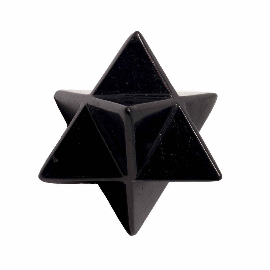 Shungite Merkaba Star -Sacred Geometry | Crystals & Minerals > Figurines | Wiccan Center
