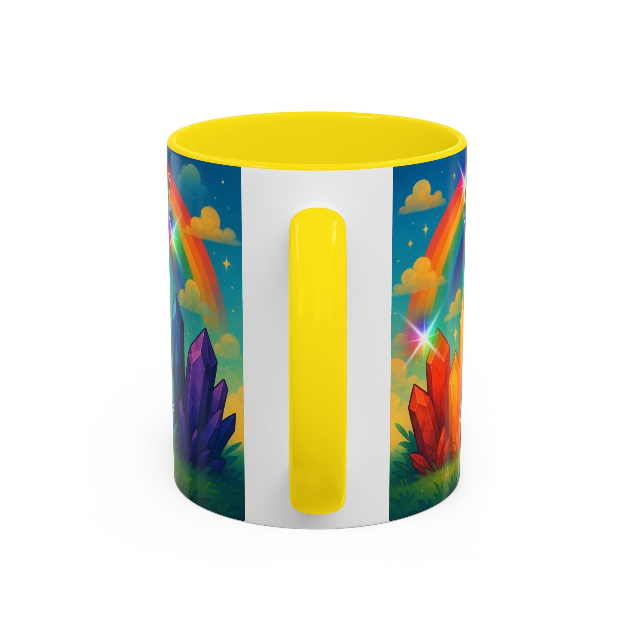 Coffee Mug - Rainbow Crystal Curious | Mug | Wiccan Center