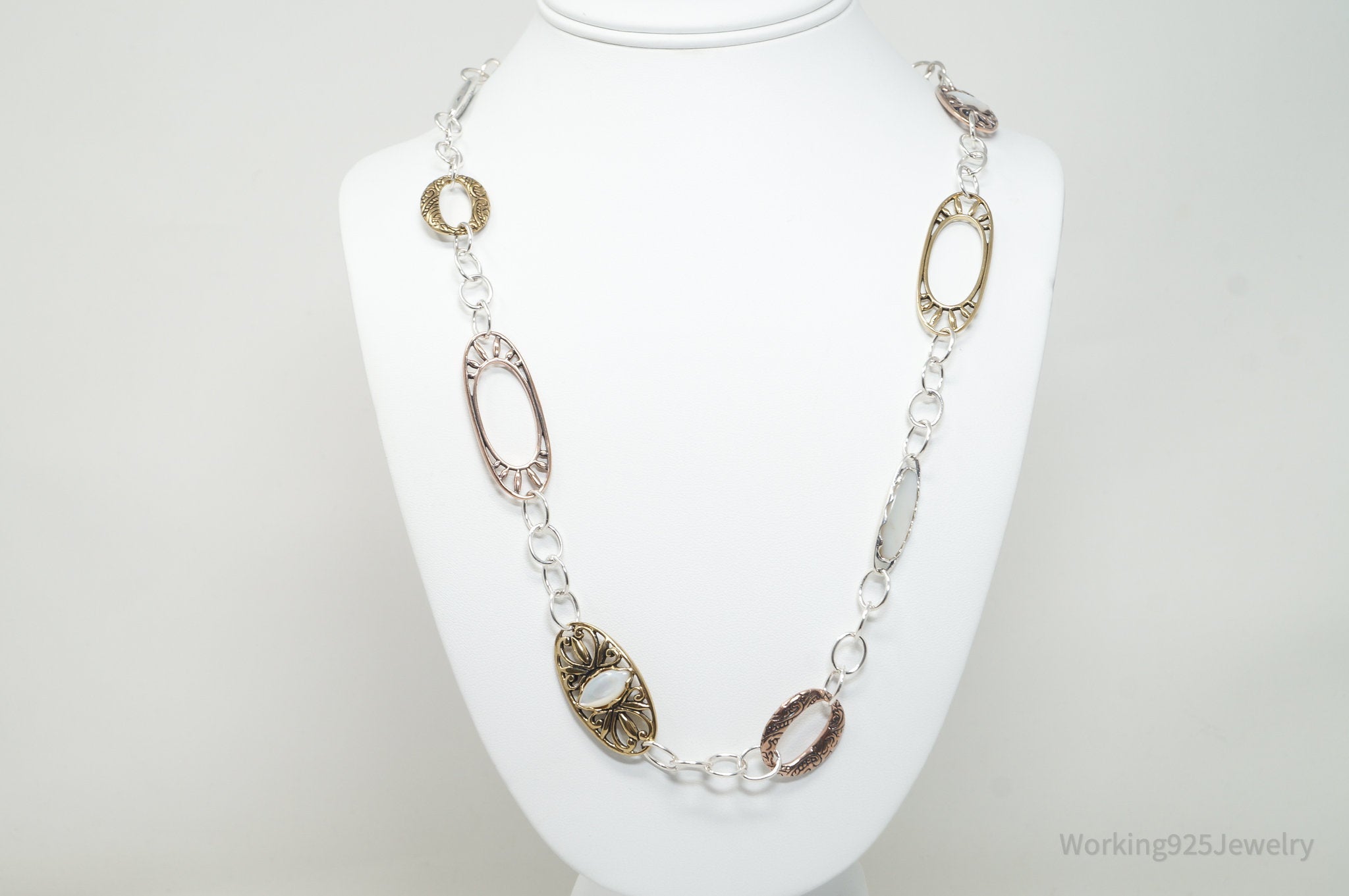 Vintage Designer Carolyn Pollack Relios Collection Sterling Silver Necklace | Jewelry > Necklaces | Wiccan Center