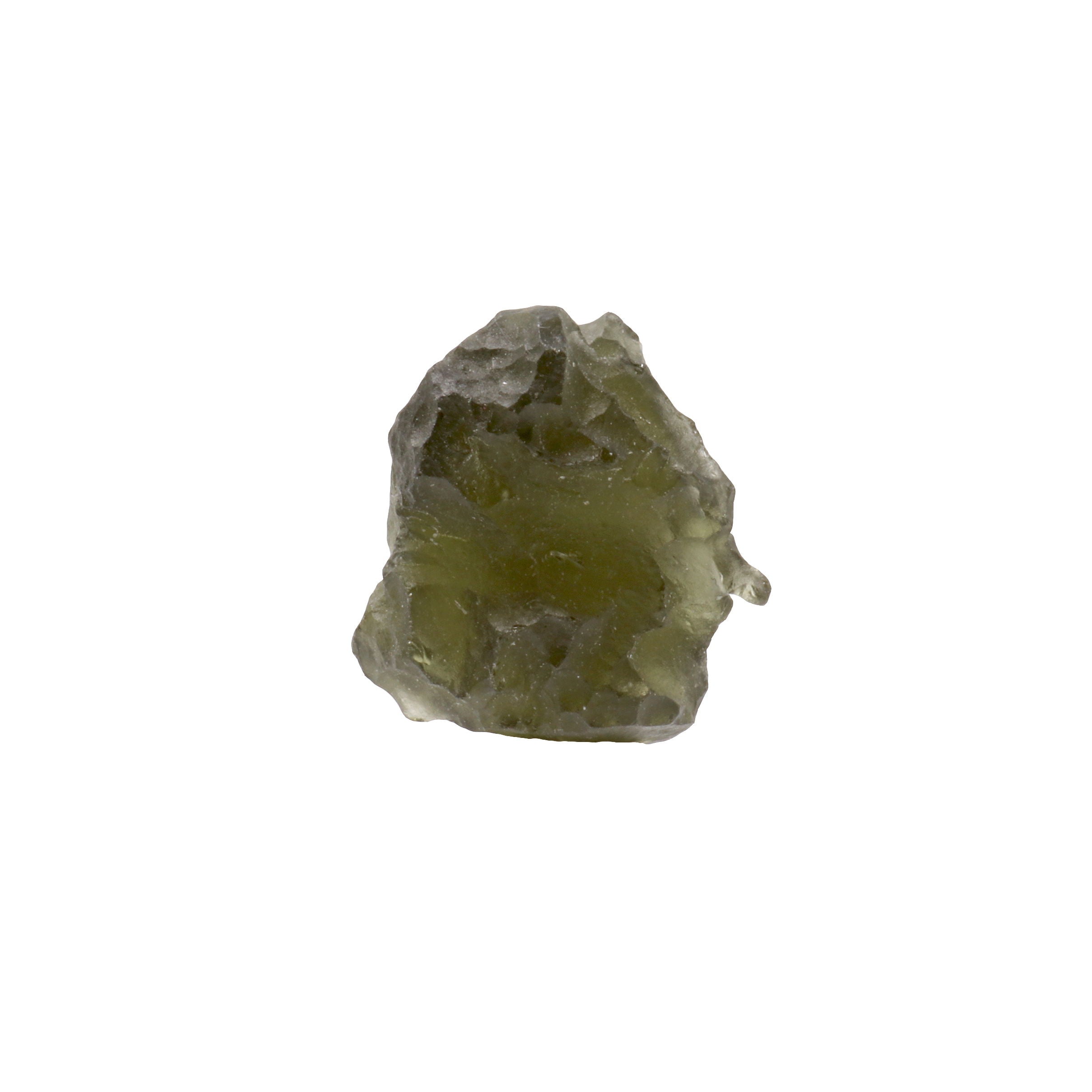 Moldavite Tektite Raw Nugget -Rugged Orb | Crystals & Minerals > Specimens | Wiccan Center