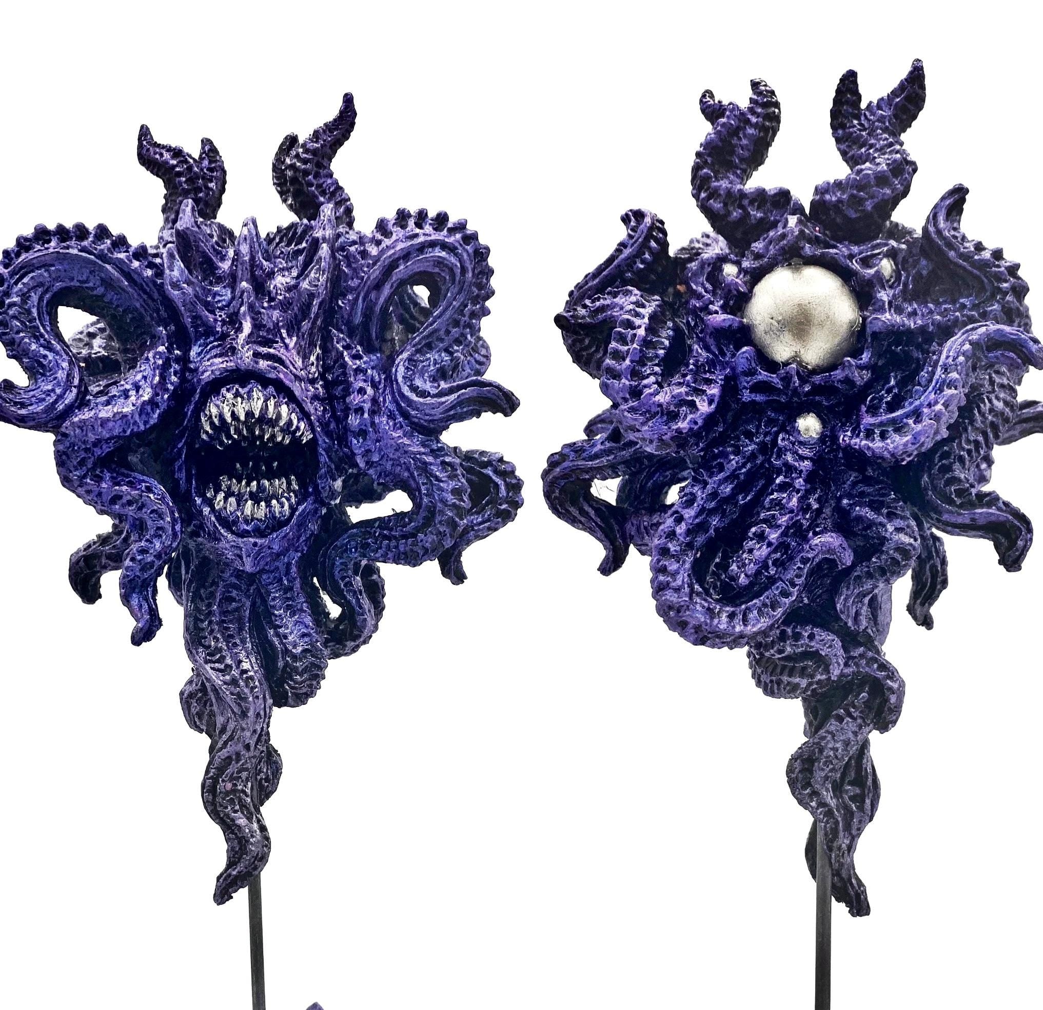 H.P.Lovecraft's Azathoth Statue, Color Shift Purple, Resin Sculpture| Cthulhu Mythos Monster Figurine | Lovecraftian Horror and Gamer Decor