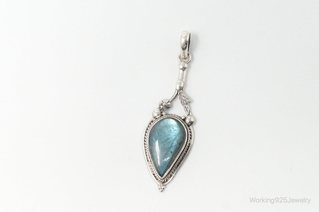 Large Designer Supreme Jewelers Labradorite Sterling Silver Pendant | Jewelry > Necklaces > Pendants | Wiccan Center