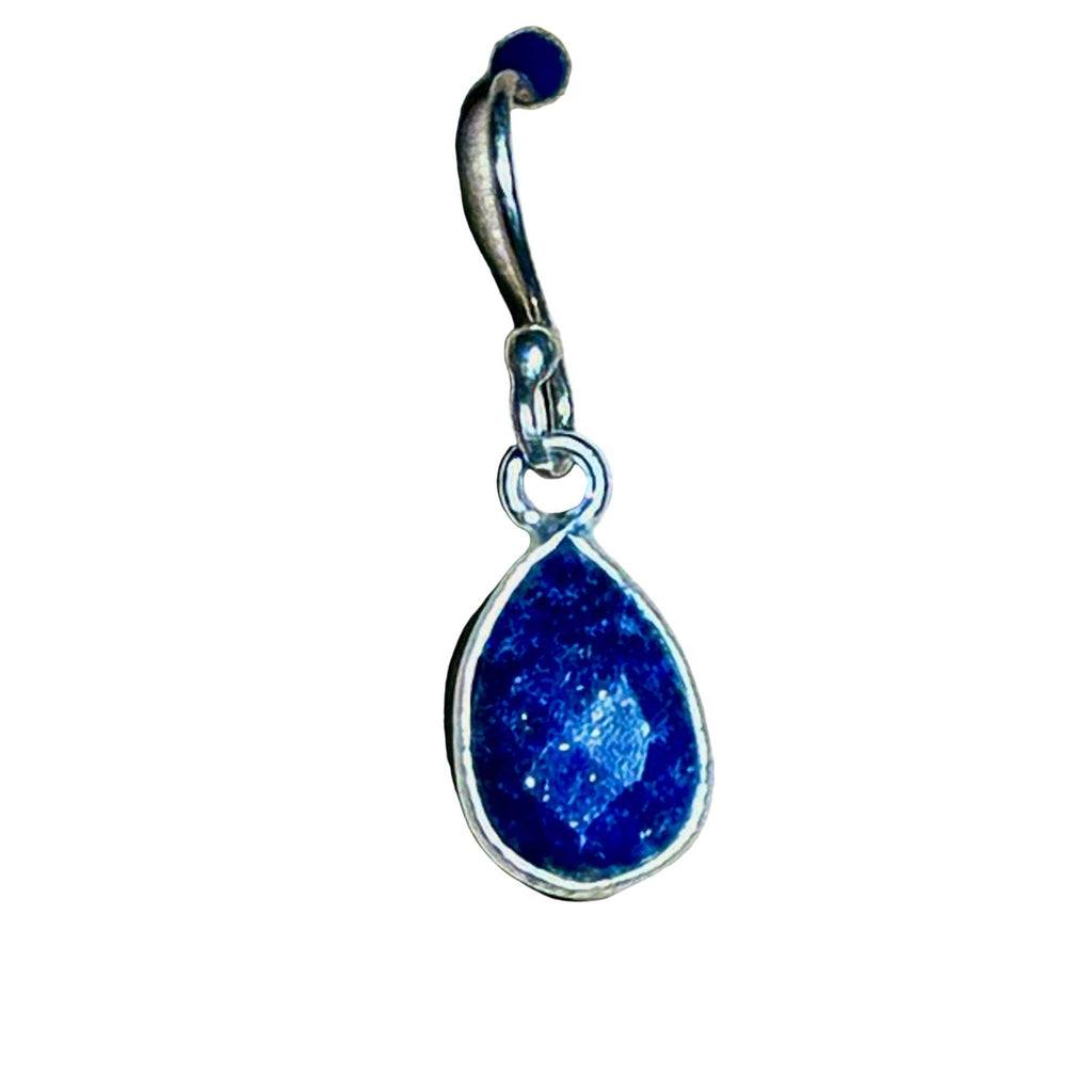 Lapis Drop Bertoni Earrings - Sterling Silver | Jewelry | Wiccan Center