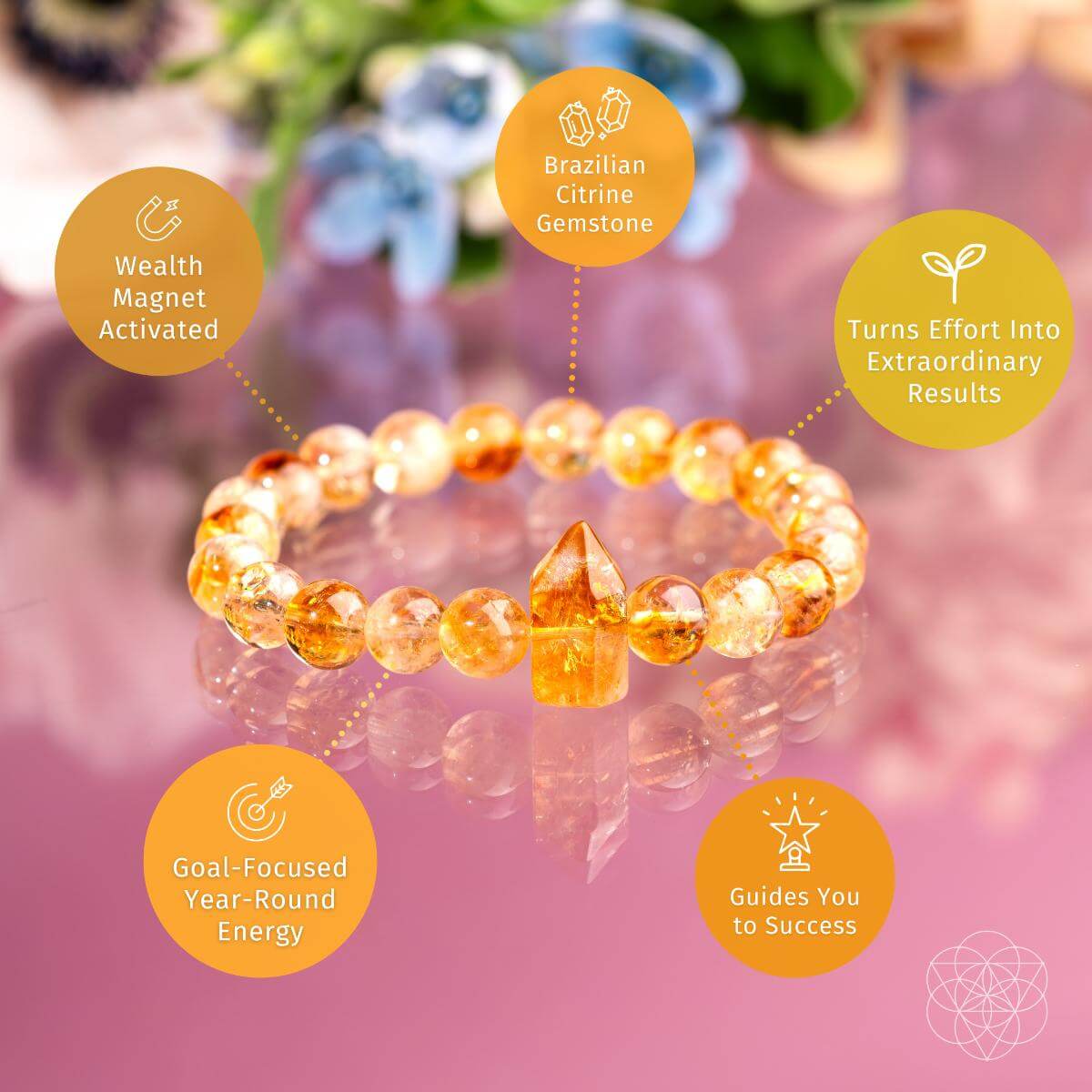 365 Days of Brilliance - Citrine Bracelet | Bracelet | Wiccan Center