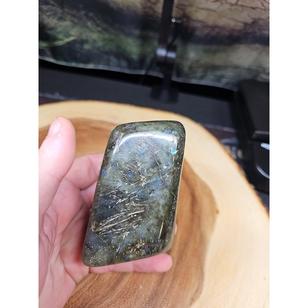1LB 1Pcs Natural Rainbow Labradorite Crystal Spectrolite Stone