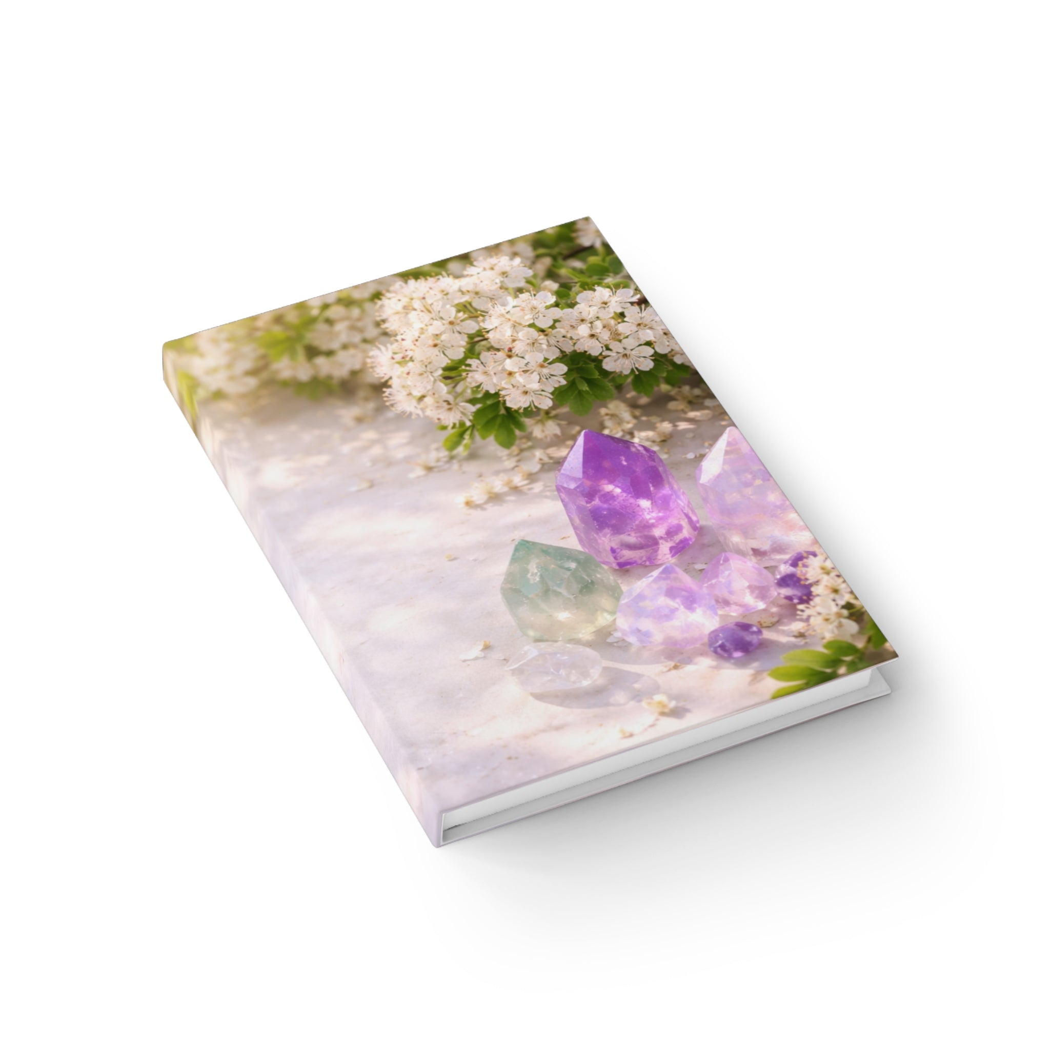Hawthorn Crystal Garden Journal — Ruled Notebook for Meditation, Gratitude & Spiritual Notes | Paper products | Wiccan Center