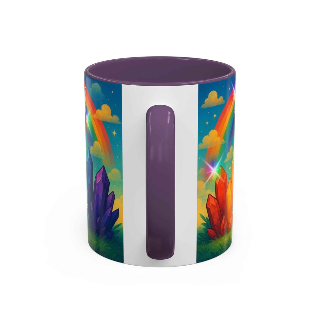 Coffee Mug - Rainbow Crystal Curious | Mug | Wiccan Center